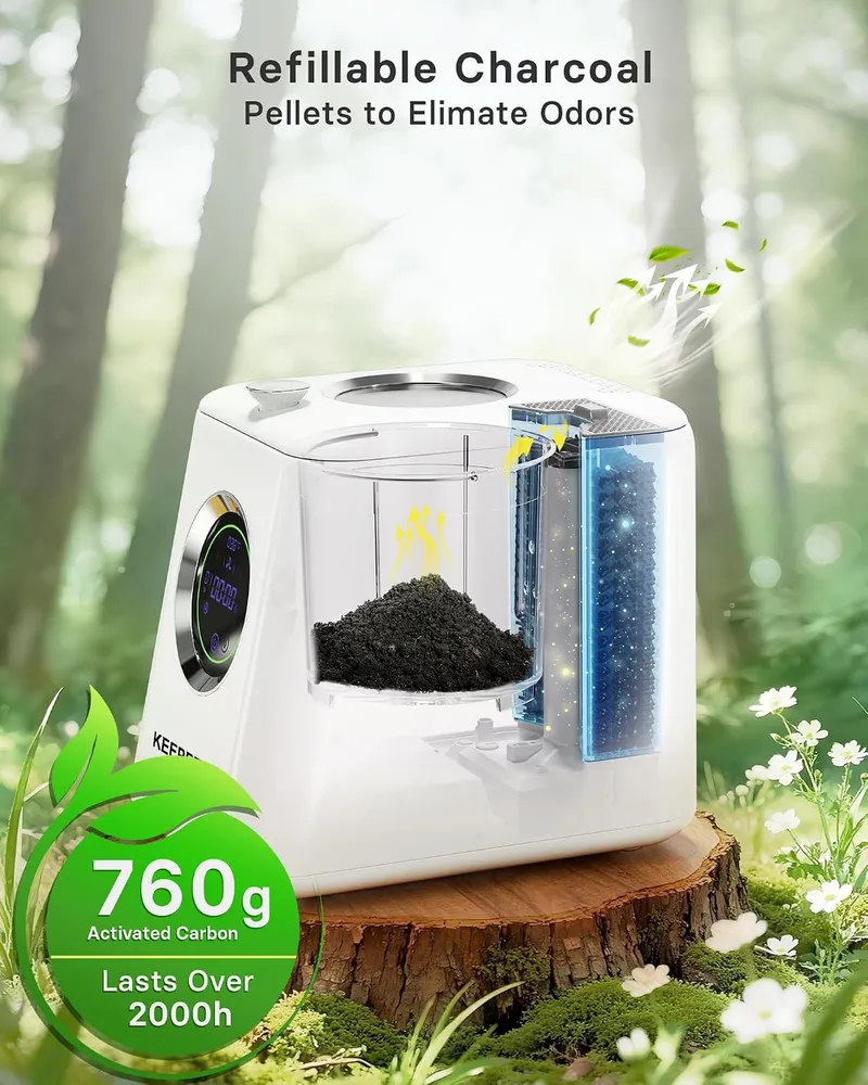 KEEPEEZ Electric Composter with Smart Touch Screen
